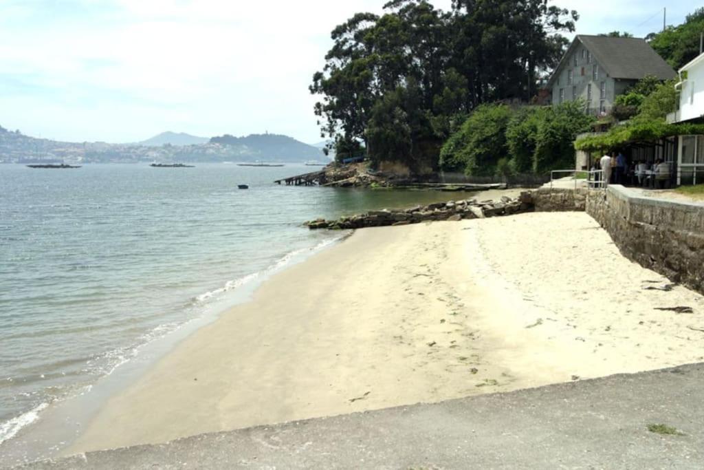 Villa Casita con terreno a 10 minutos del centro de Vigo Moaña Exterior foto